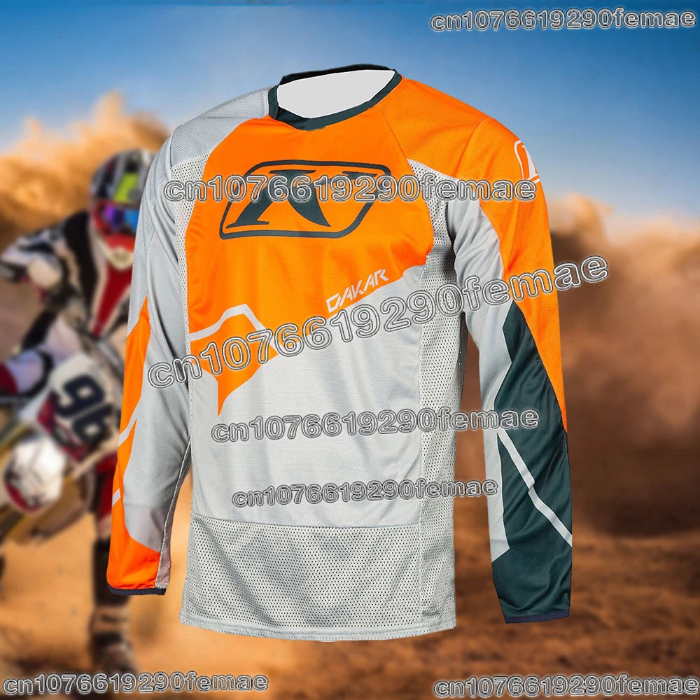 Klim Off-Road Motorcycle Stunt Shirt for Men, Downhill Biking Gear, Quick-Dry Sweat-Wicking Sports Apparel for Daily Adventures