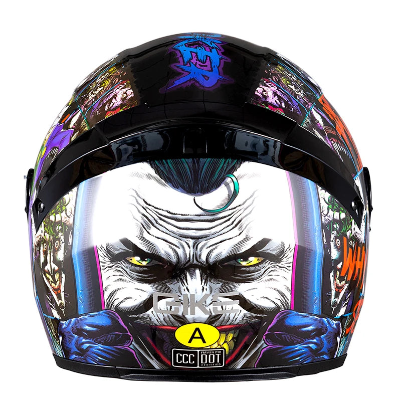 Unisex Full Face Motorcycle Helmet DOT Certified Safety Cap for Motobike Scooter Casco Moto Modular Helmet