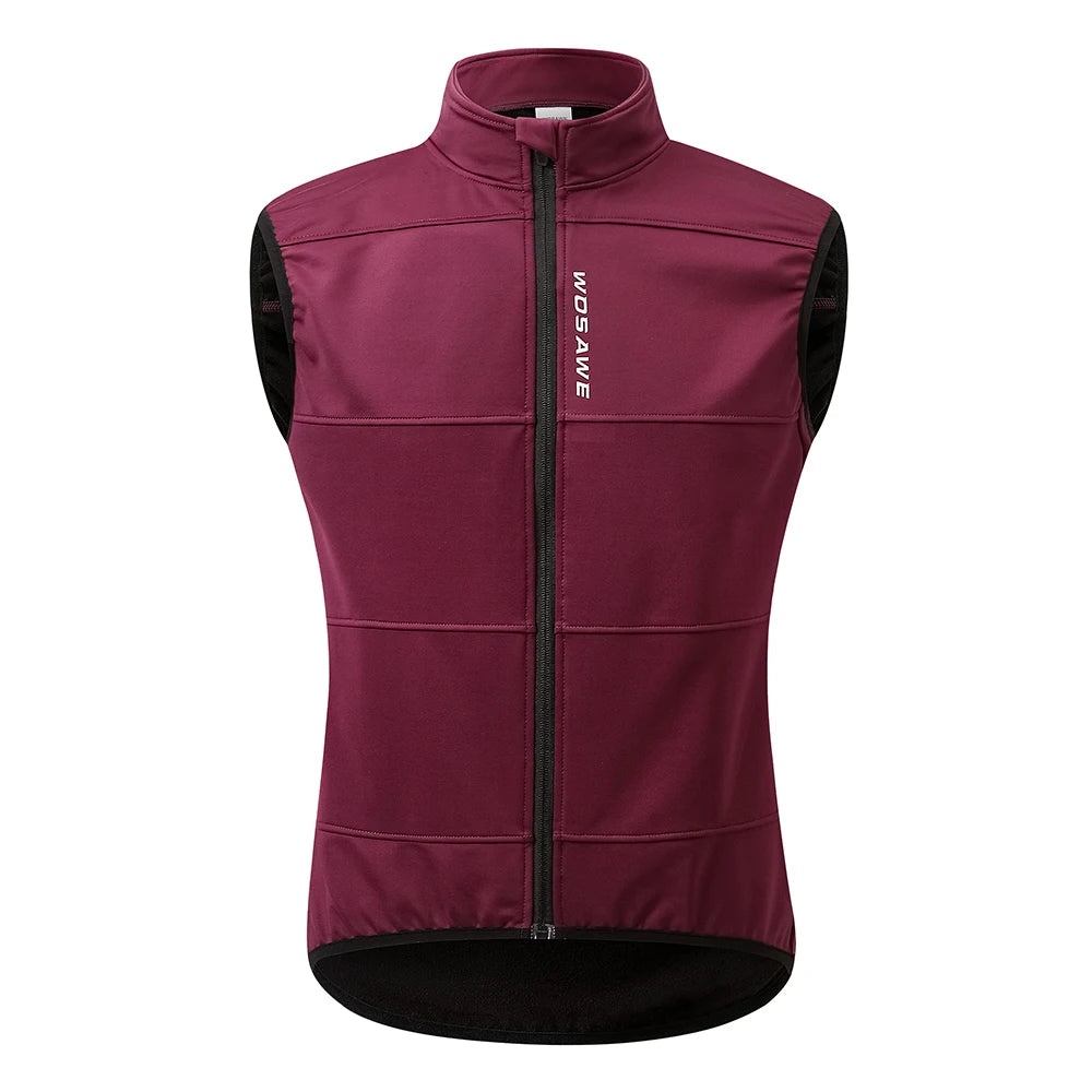 WOSAWE Off Road Vest Waterproof Motocross Jacket Warm Motorcycle Dirt Bike Vest Top Mountain Bike Clothing