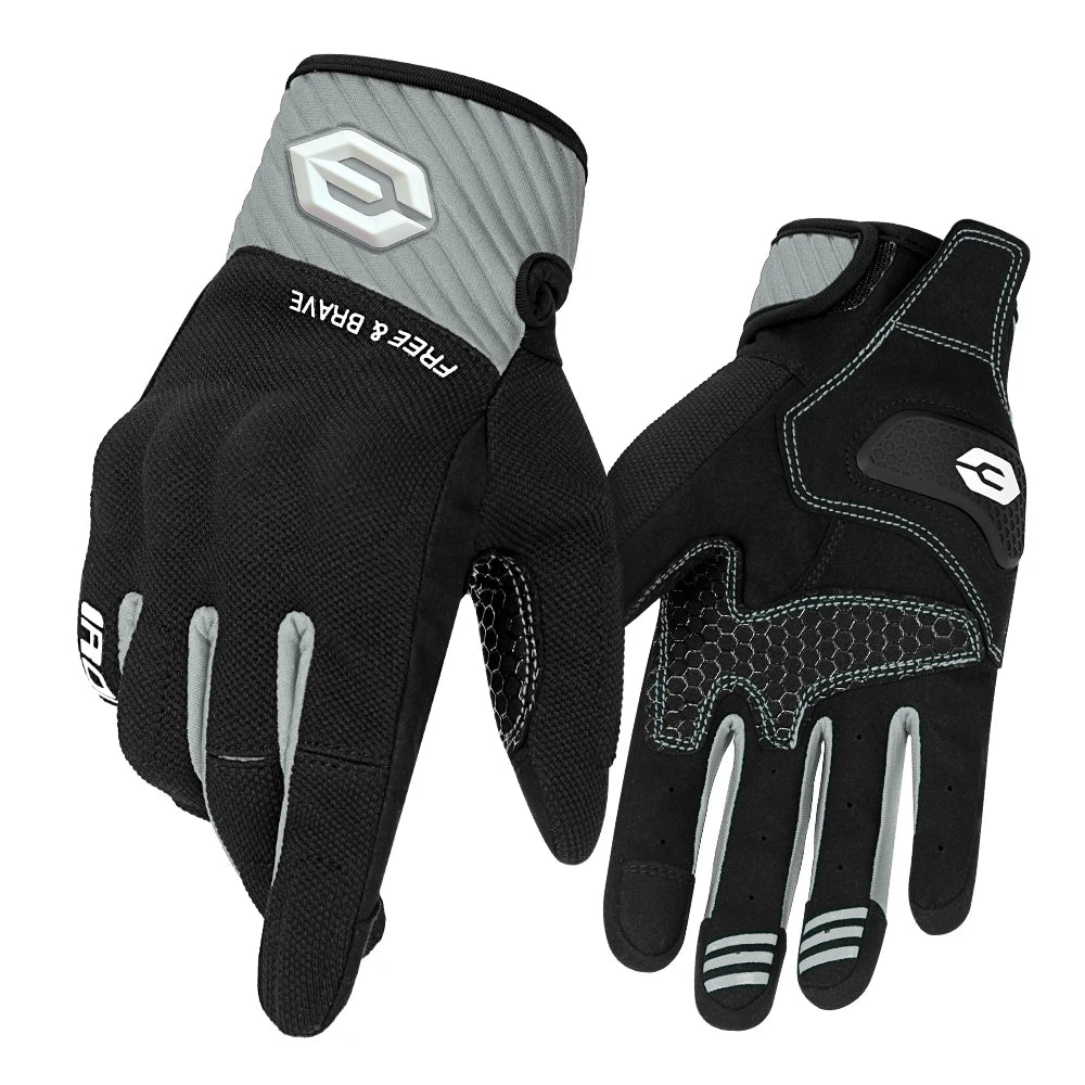 Motorcycle Gloves Outdoor Moto Riding Gloves Men Women Motorbike Gloves Touch Screen Motocross Full Finger Racing Gloves M-2XL