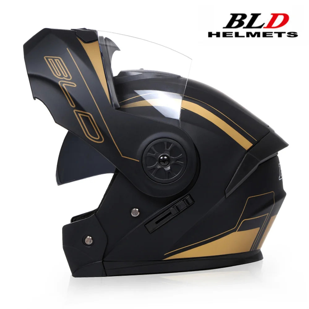 Personalised Full Face Casco Flip Up Motocross Racing Motorcycle Helmet Safety Downhill Modular Men Women Moto DOT Approved ECE