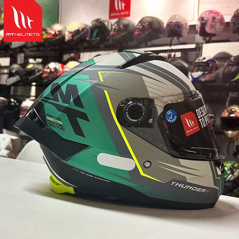 High quality MT Thunder 4 SV helmet motorcycle helmet new full face covered off-road helmet men's four season riding equipment