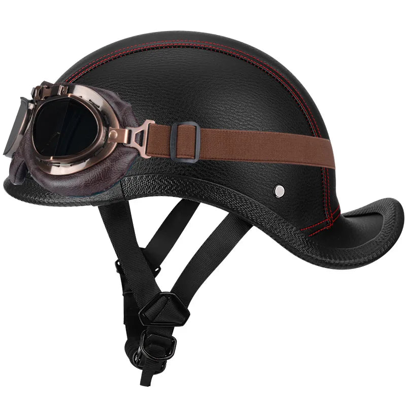 Motorcycle Helmet German Vintage Moto Helmet Retro Casco Moto Helmet Half Face Men Women capacete aberto cascos para moto