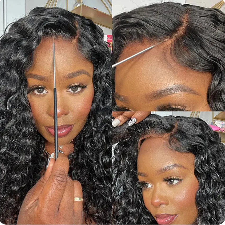 20-42 Inch 250% 13x4 Density Lace Front Wigs Deep Wave Wig Brazilian Virgin Human Hair Wigs 13x6 Lace Closure Wig ForWomen