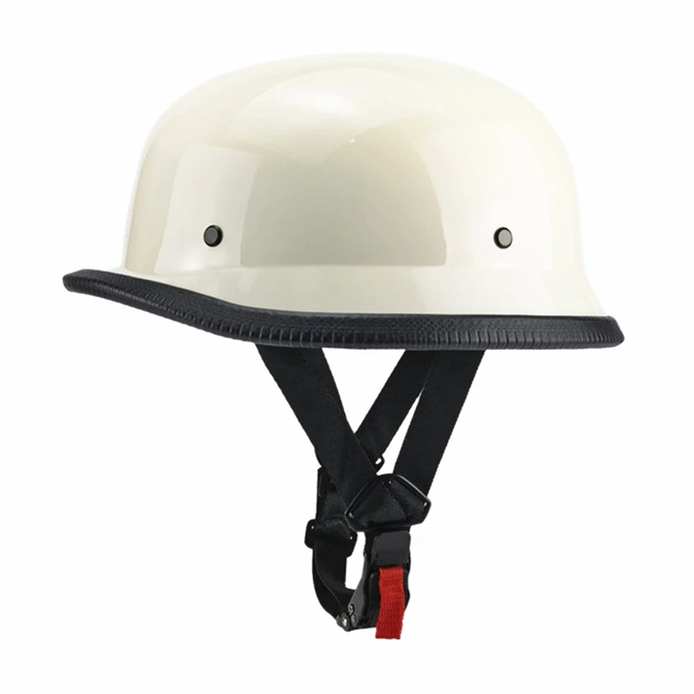Motorcycle Helmet Vintage Motorcycle Helmet Open Face Retro Half Helmet  Biker DOT Size M-XXL