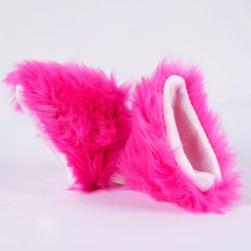 Motorcycle Helmet Hairy Cat Ears Detachable Motorcycle Accessories For Women Men Motorbike Bicycle Car Styling Decoration