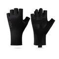 Wear-Resistant Motorcycle Gloves Vintage Goatskin Leather Racing Finger Mittens Anti-Slip Fingerless Men'S Fingerless Gloves