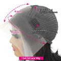 40 Inch 13x6 Body Wave Human Hair Wig 5x5 Glueless closure 250 Density 13x4 HD Lace Natural Black Front Wig Pre Plucked