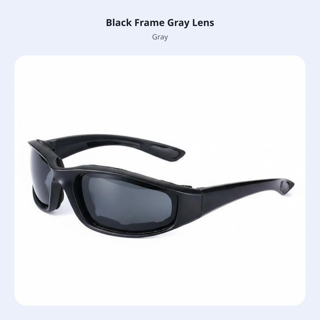 Foam Padded Riding Glasses Particles Proof Motorcycle Wind Goggles Windproof Motorcycle Sunglasses Protection for Driving