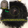 Short Curly Human Hair Wigs with Bangs Brazilian Afro Kinky Curly Wig Scalp Base Top Full Machine Made Wig with Bangs for Women