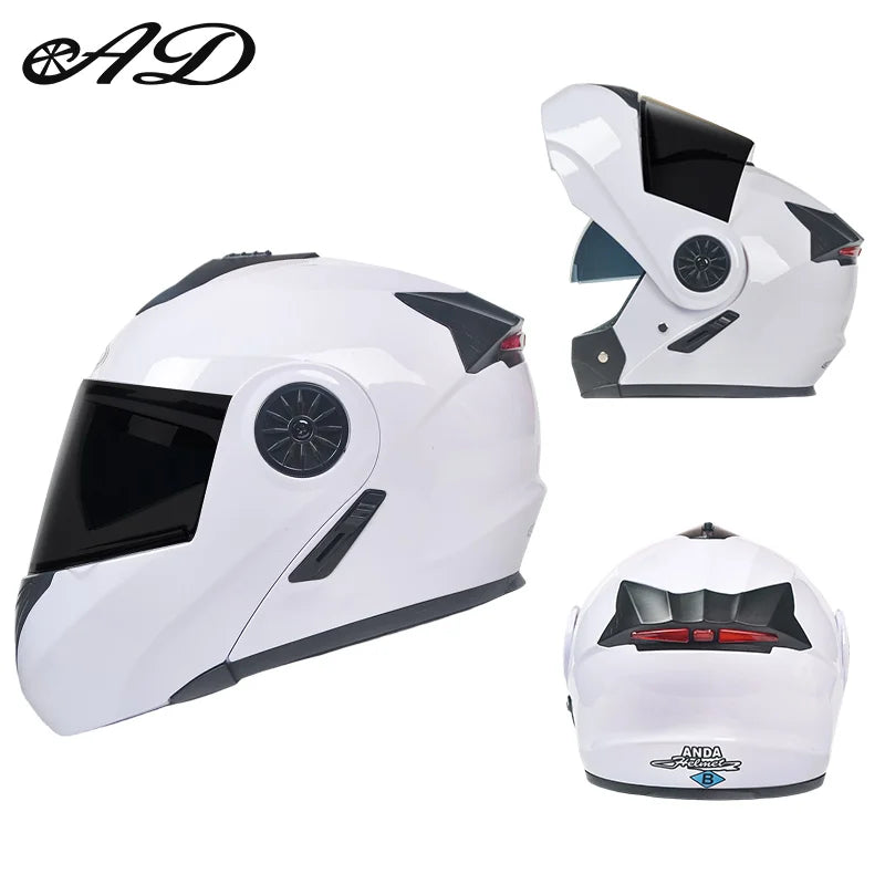 High Quality Unisex ABS Modular Portable Motorcycles Motocross Helmet New Generation Cascos Para Moto Motorbike Helmets Factory