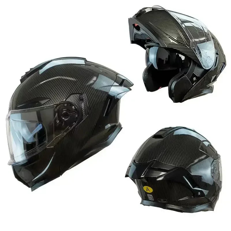 Flip up Motorcycle Helmet With Bluetooth Dual lens off-road Racing helmet Cascos para moto Motorbike Helmet DOT Approved For BMW