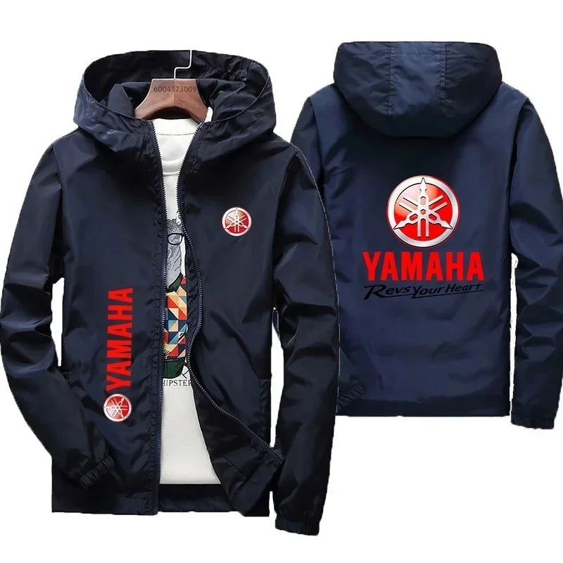 Yamaha Men's Windproof Motorcycle Jacket 2026 Spring Autumn Outdoor Leisure Off-Road Bicycle Riding Vest for Men