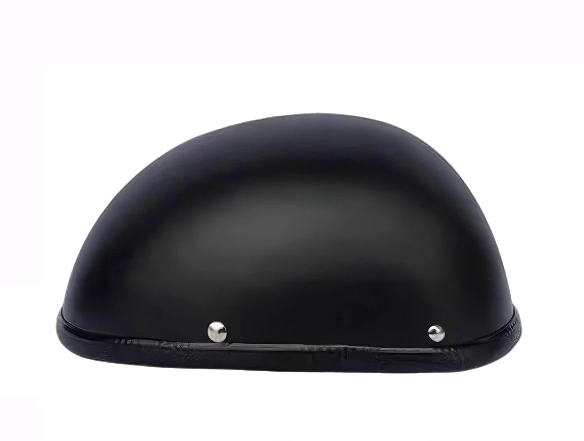 Vintage Retro German Soldier Half Helmet Fiberglass Shell Lightweight Cruise Off Road Motorcycle Helmet Cool Stylish Design