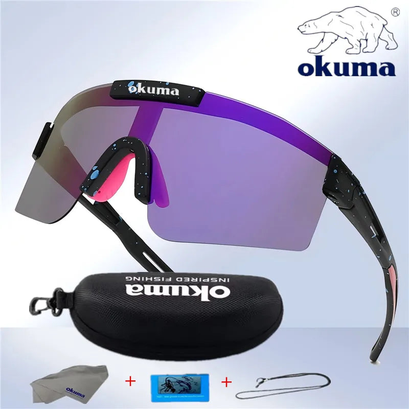 Okuma's new riding polarized sunglasses, motorcycle sports glasses, outdoor climbing sunglasses, UV400