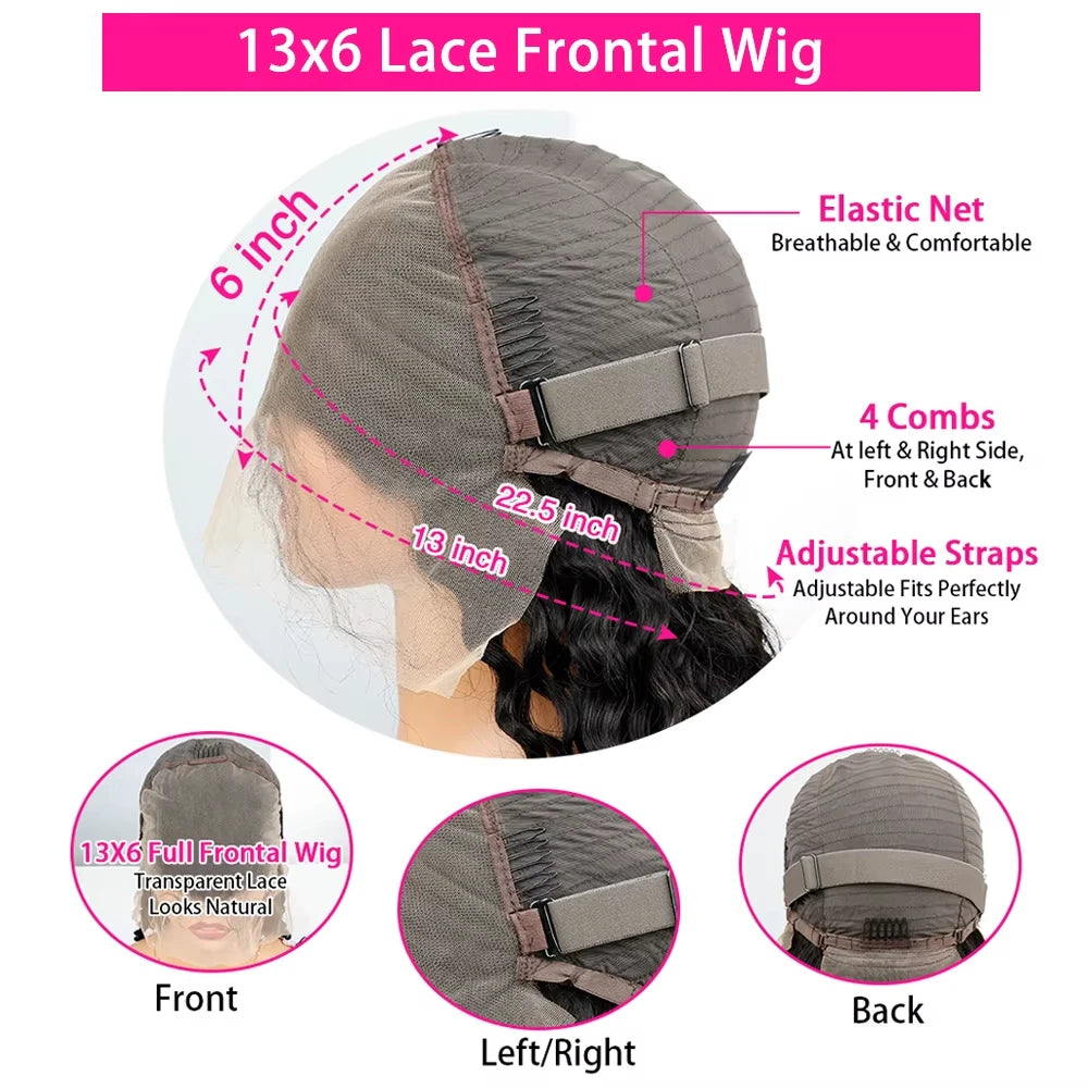 220 Density 99j Burgundy 13x6 HD Lace Frontal Human Hair Wig Pre plucked Colored Brazilian Deep Wave Curly Human Hair Wig