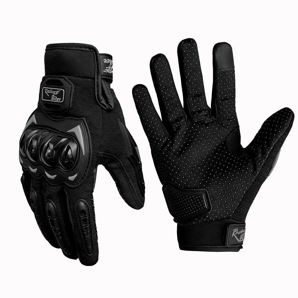 Men Motorcycle Gloves Waterproof Touch Screen Full Finger Knuckle Protection Anti Fall Non Slip Riding Motorbike Sport Gloves