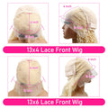 Blonde 613 Body Wave Human Hair Wigs 13x4 Hd Transparent 13x6 Lace Frontal Human Hair Wig Brazilian 220 Density Human Hair Wigs