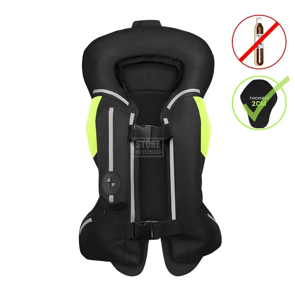 Motorcycle Jacket Motorcycle Air Bag Vest Reflective Motocross Racing Airbag Vest Moto Riding CE Protector Motorcycle Equipment