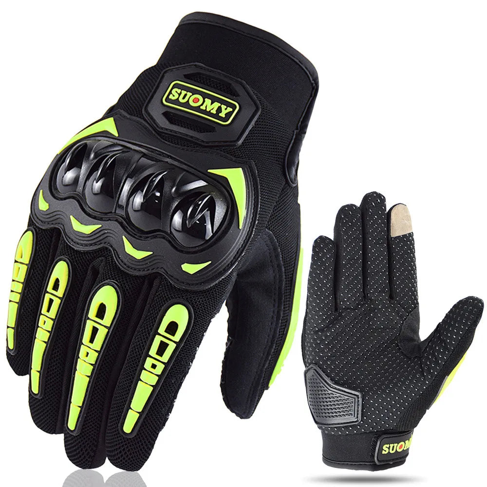 Suomy Motorcycle Gloves Moto Touch Screen Breathable Motorbike Racing Riding Bicycle Protective Guantes Summer Sports for Honda