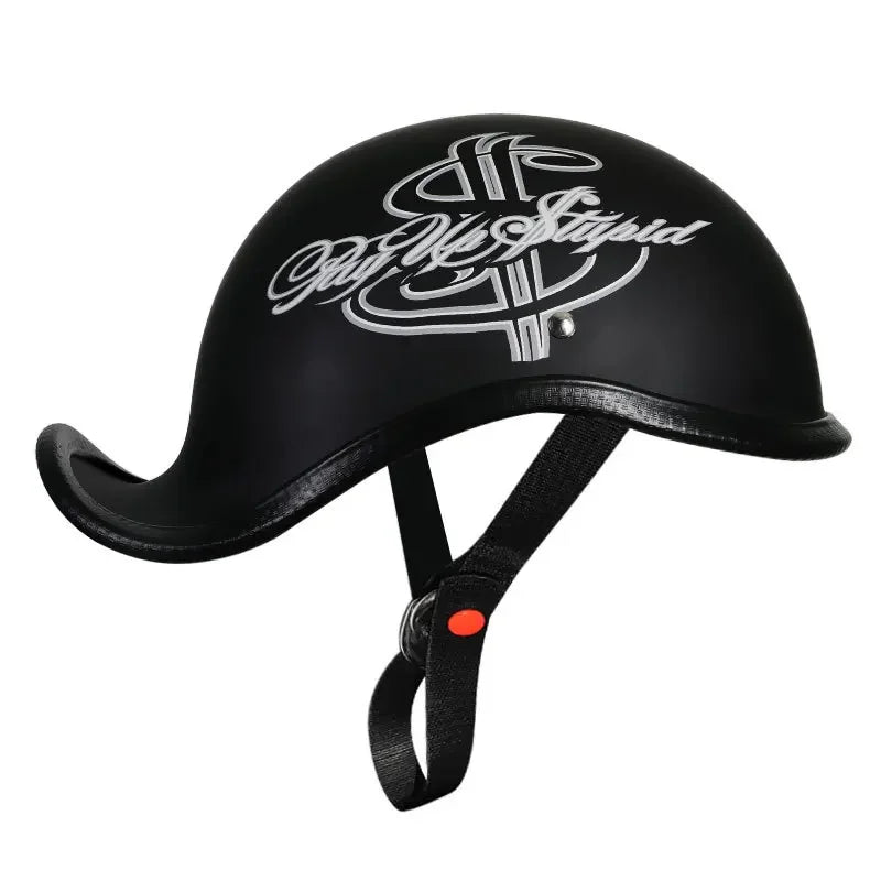 Retro Motorcycle Half Helmet Fashion Bailer for Scooter Safety Helm Spring Summer Capacetes De Moto