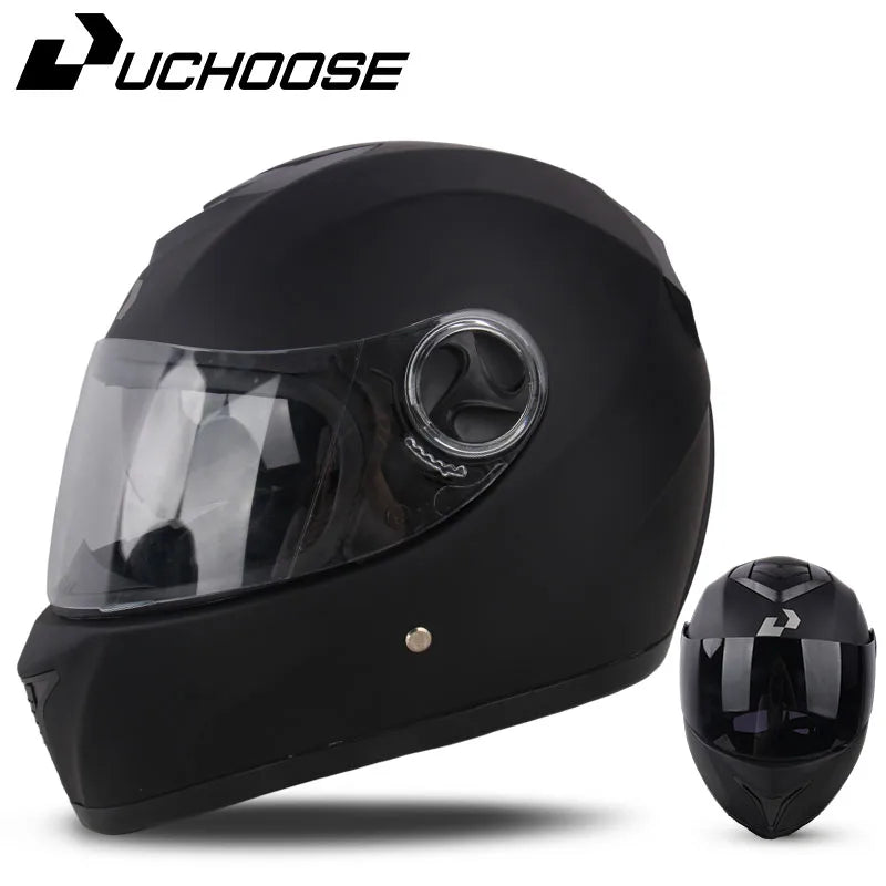 Uchoose DOT Certification Safety Motorcycle Helmet Full Face helmet For Racing Motocross Motorbike Riding Moto Helmets