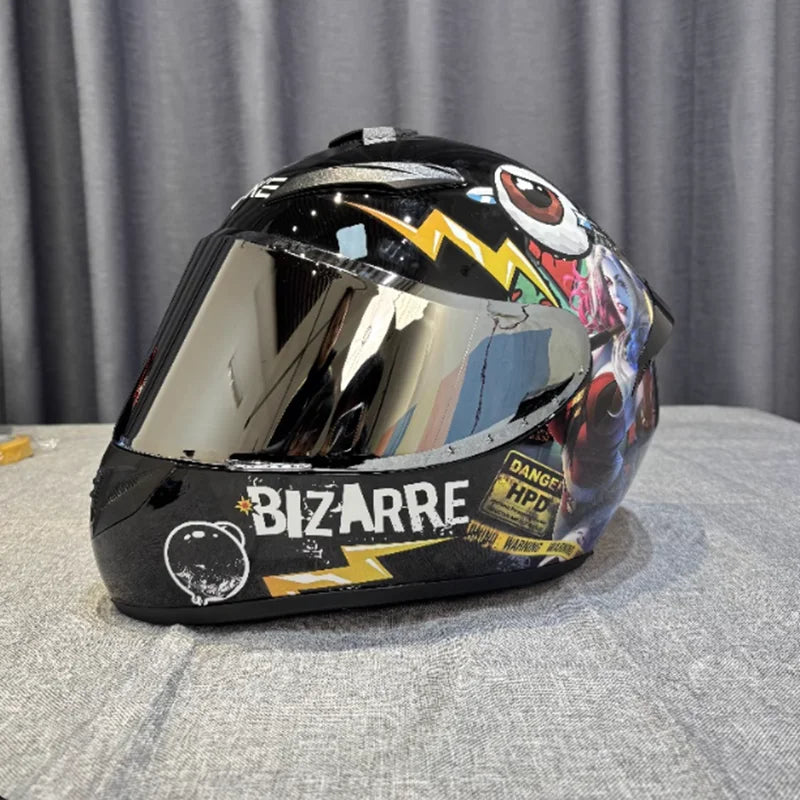 Ultra Durable Touring Full Face Motorcycle Helmet with Soft Lining Designed for Long Rides Comfortable and Reduced Wind Noise