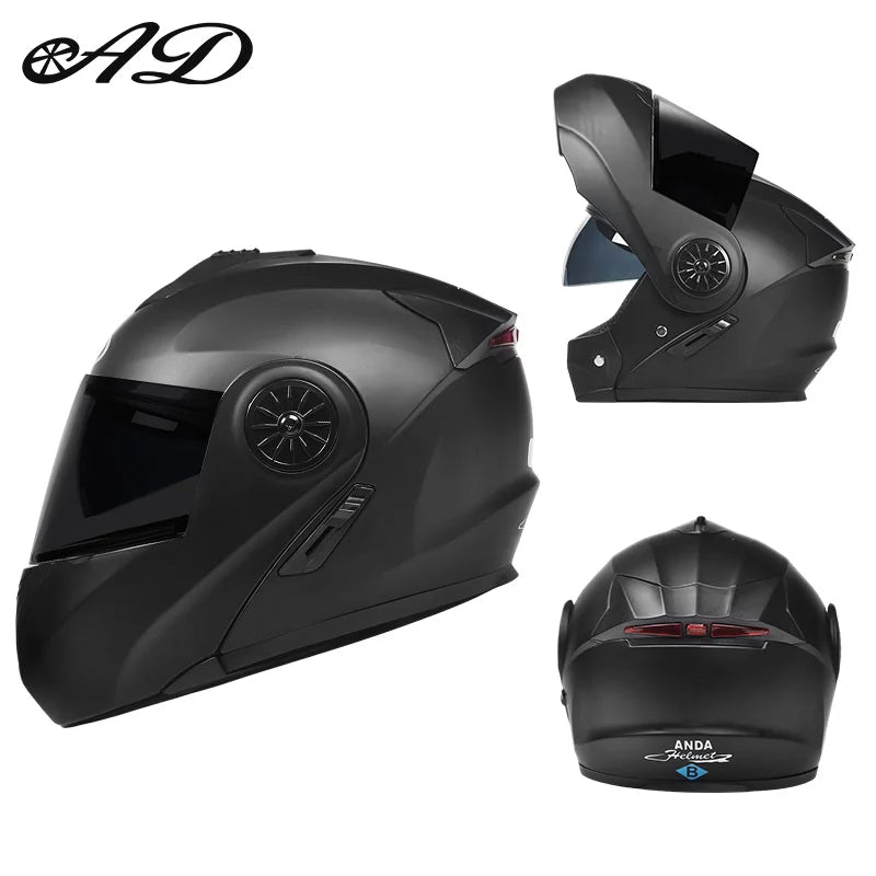 High Quality Unisex ABS Modular Portable Motorcycles Motocross Helmet New Generation Cascos Para Moto Motorbike Helmets Factory