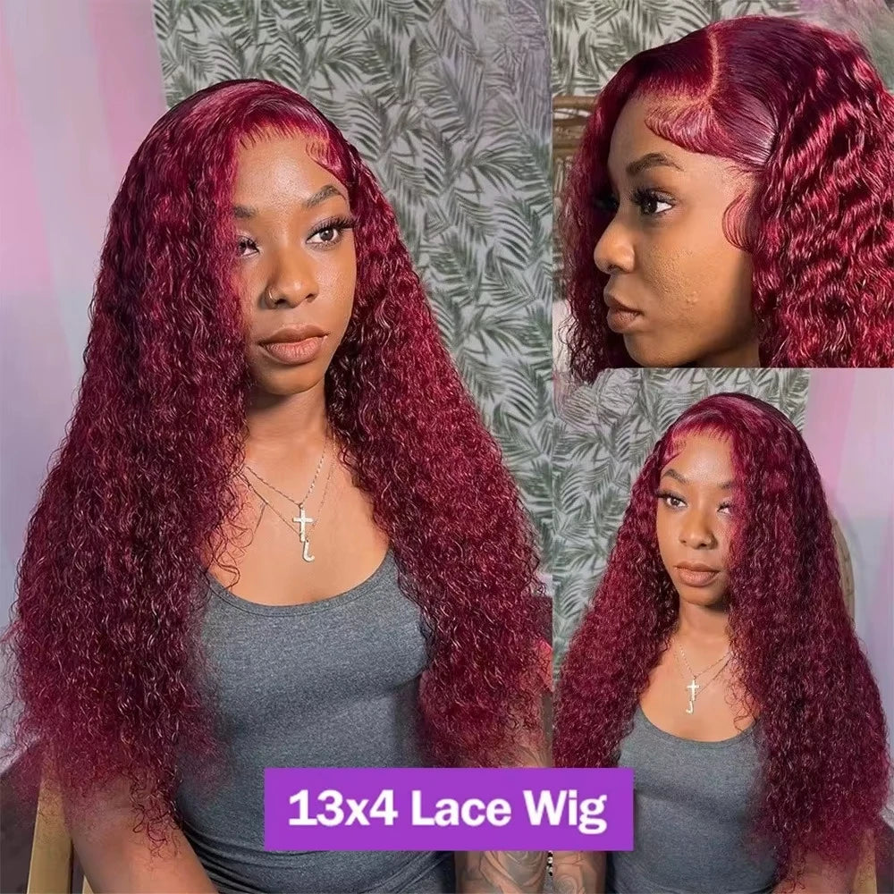 210 Density Orange Ginger Wig Human Hair Curly 13x6 Hd Lace Front Wig Pre Plucked 350# Colored Wig Deep Wave Human Hair Wigs