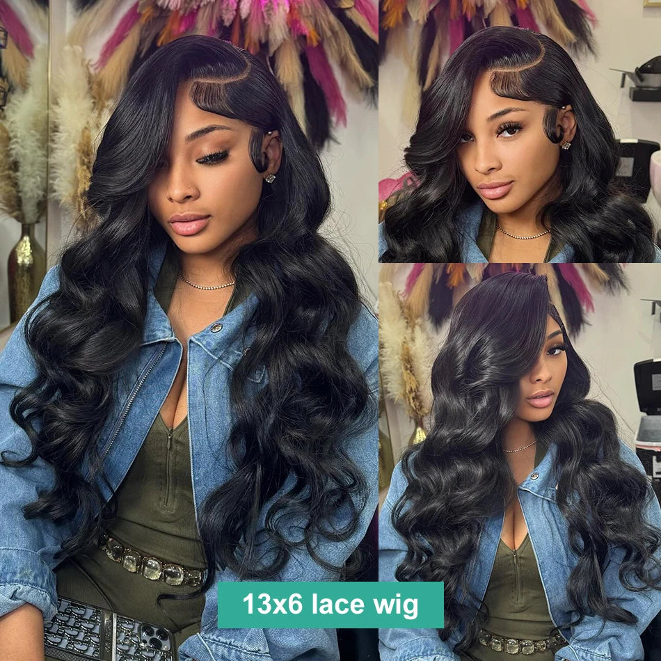 30 40 Inch Body Wave Lace Front Wig PrePlucked With Baby Hair 13x4 13x6 Hd Lace Frontal Wigs For Women body wave Human Hair Wigs