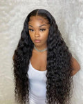 Deep Wave Frontal Wig Hd Lace Wigs On Clearance Sale 13x4 13x6 Water Wave Curly Human Hair Wig 30 Inch Lace Front Wig Human Hair