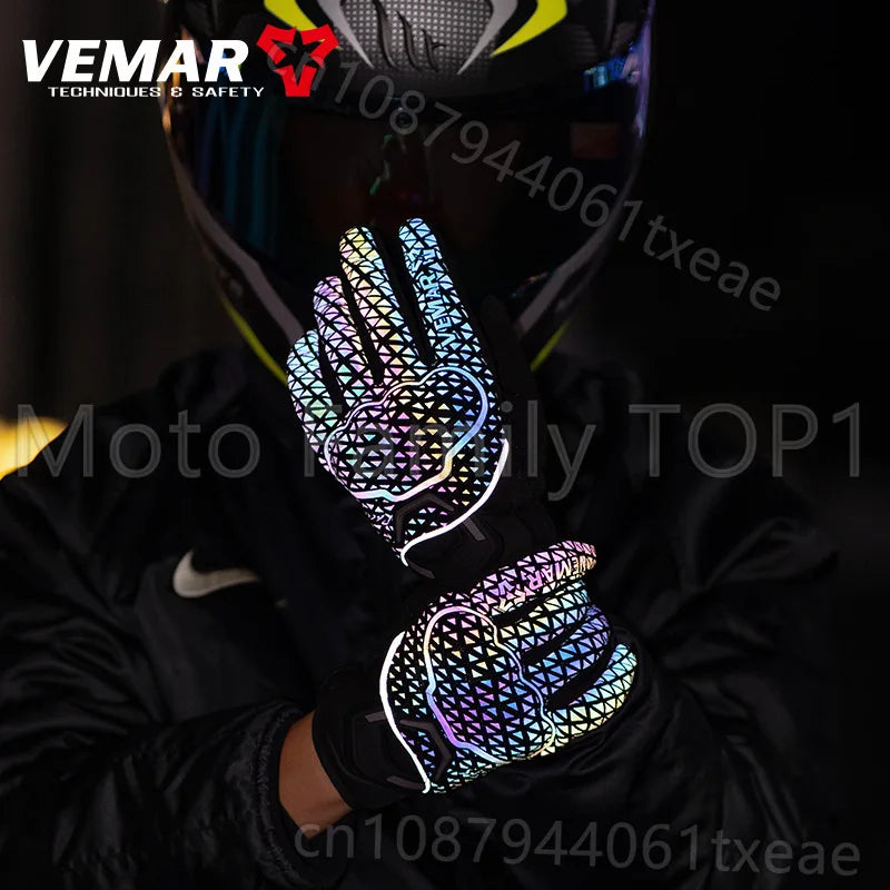 Spring summer gloves motorcycle men women riding gloves TPU protective case anti-drop locomotive rider breathable moto gloves