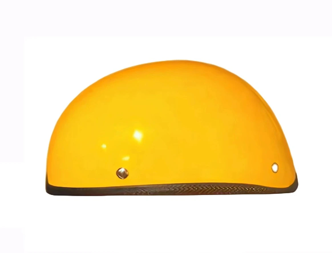 Vintage Retro German Soldier Half Helmet Fiberglass Shell Lightweight Cruise Off Road Motorcycle Helmet Cool Stylish Design