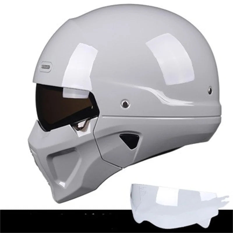 Vintage Retro Motorcycle Helmet Cascos Para Moto Modular NO Scorpion Full Helmet Combination Helmet Venom Half Helmet CE DOT