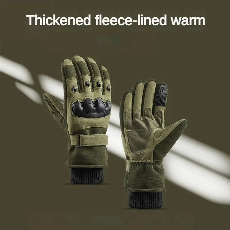 Winter Camping and Hiking,Motorcycle tactical hunting full finger walking gloves, skiing protective sports gloves, riding gloves