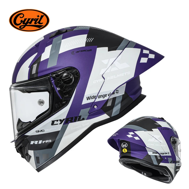 Retro Full Face Motorcycle Helmet Motocross Lightweight Helmets with Magnetic Visors DOT Approved Helmet For Men Women