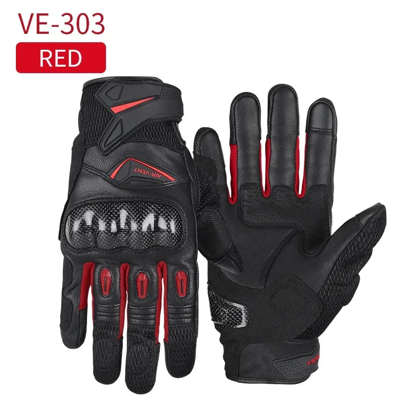 Scoyco MC20 Motorcycle Gloves Carbon Fiber Accessories Breathable Moto gear Cycling Climbing Racing Riding Glove For Men & Women