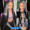 Bone Straight Human Hair Wigs 13X6 Hd Lace Frontal Wig 30 40 Inch Pre Plucked Brazilian 13X4 Lace Front Black Wigs For Women