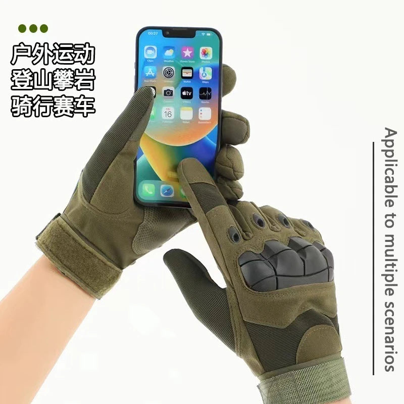 Motorcycle Gloves Touch Screen Motorbike Riding Summer Breathable Moto Full Finger Motocross Half Finger Guantes Gloves