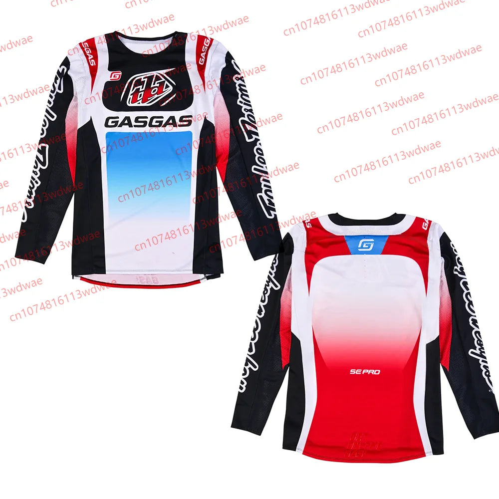 Spanish Motorcycle Brand GASGAS Motocross Jersey Men Long-sleeved cycling suit Motorcycle Gear Off-Road MX Apparel cycling suit