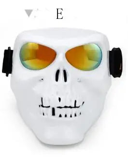 Yolinson Motorcycle Goggles Helmet Mask Outdoor Riding Motocross Skull Windproof Wind Glasses Sandproof Goggle Kinight Equipmetn