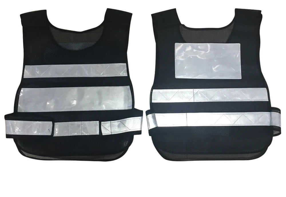 Motorcycle Reflective Vest High Visibility Motocross Riding Off-Road Bicycle Vest Running Sports Jacket Logo Printing