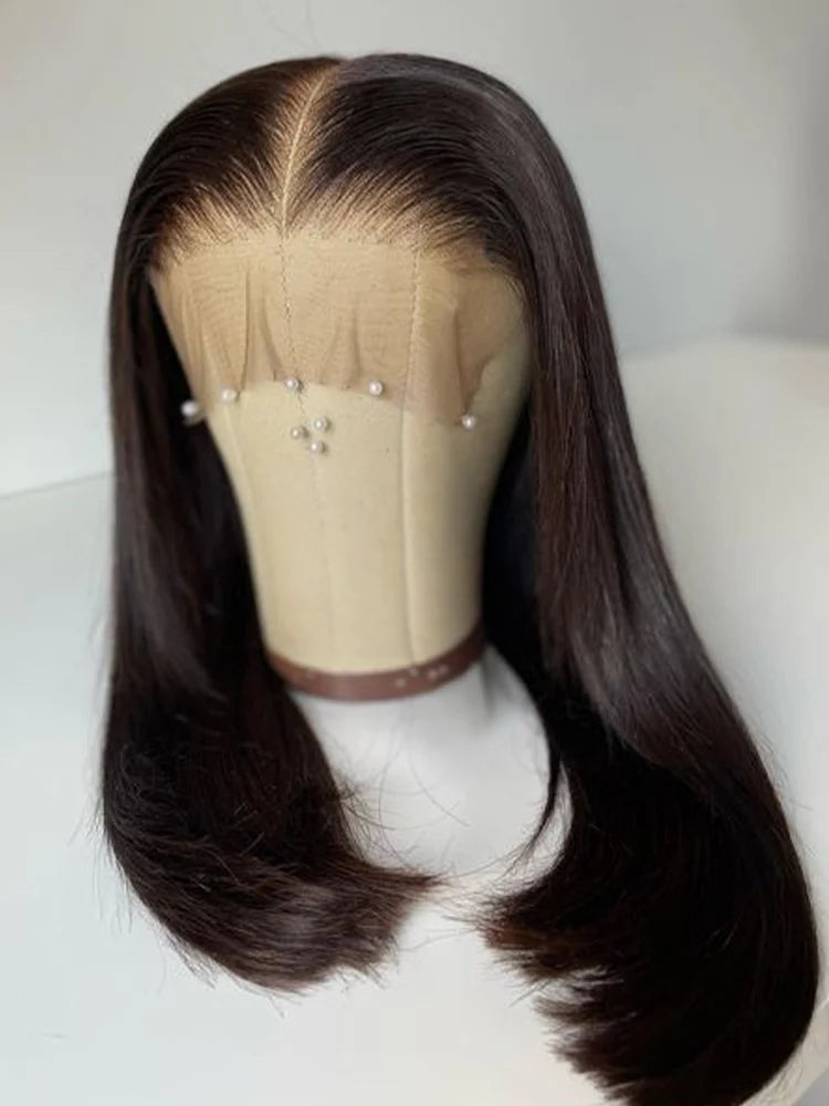 Short Bob Human Hair Wigs Bone Straight 13x6 13x4 Glueless Wig 5x5 Ready To Wear And Go Closures Wigs For Women Pre Cut Lace