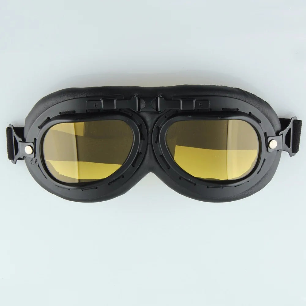 POSSBAY Safety Windproof Motorcycle Glasses Retro Motocross Goggles Eye Protection Cycling Outdoor Dirt Bike Riding Sunglasses