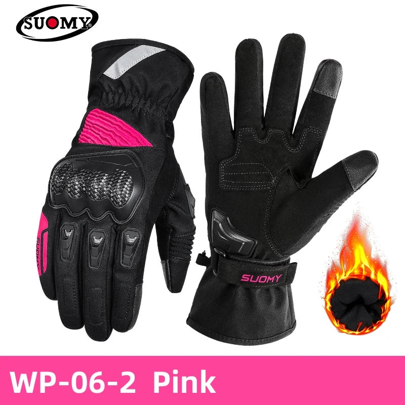 Winter Motorcycle Gloves Men Women Waterproof Warm Motocross Motorbike Racing Riding Protective Cold Weather Gear S-XXL