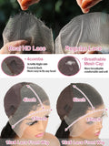 HD 13x6 Deep Wave Lace Frontal Wigs 300 Density 40 50 Inch 13x4 Water Wave Curly Lace Front Human Hair Wigs For Women Preplucked