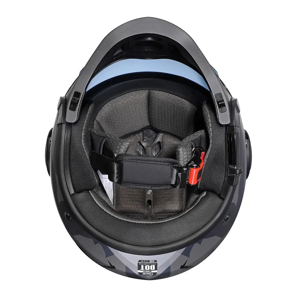 CYRIL Motorcycle Helmet Full Face Open Face Helmets 3/4 Men Women Modular Dual Visor Helmet For Motorcycle ECE DOT Approved