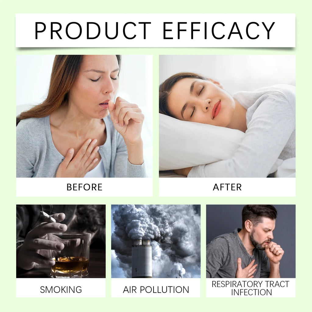 GOOGEER Clear Breath Herbal Lung Tea Herbal Respiratory Supplement for Lung Cleanse Support Better Respiratory Immune Function