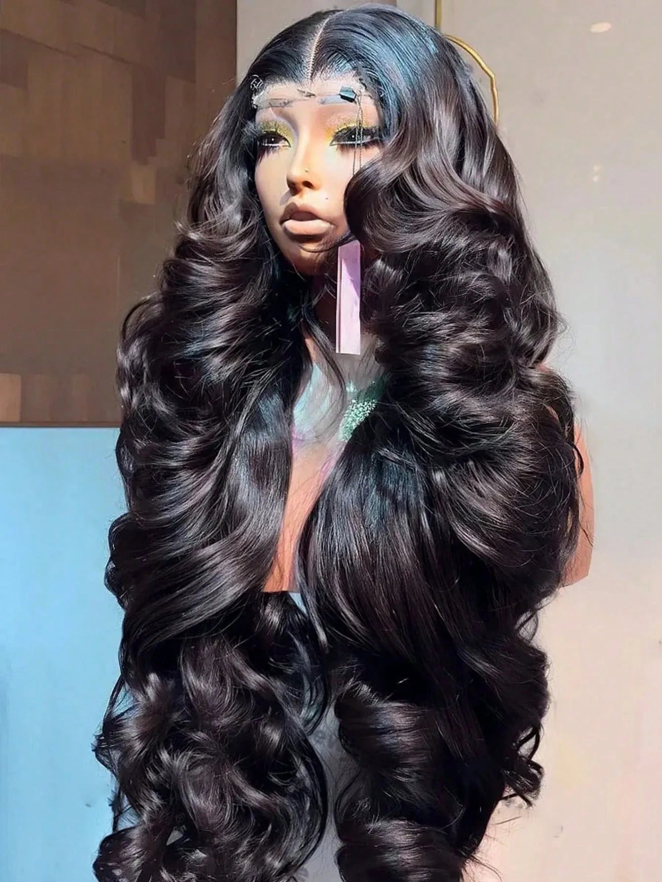 40 42Inch Human Hair Wigs Straight 13x4 13x6 Hd Transparent Lace Front Wigs Silky Straight Human Hair Pre Plucked With Baby Hair