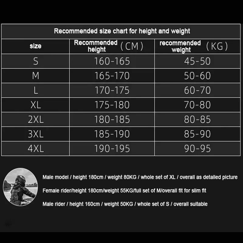 Motorcycle Jackets Turtle Men's Full Body Armor Protection Motocross Enduro Racing Moto Protective Equipment Clothes